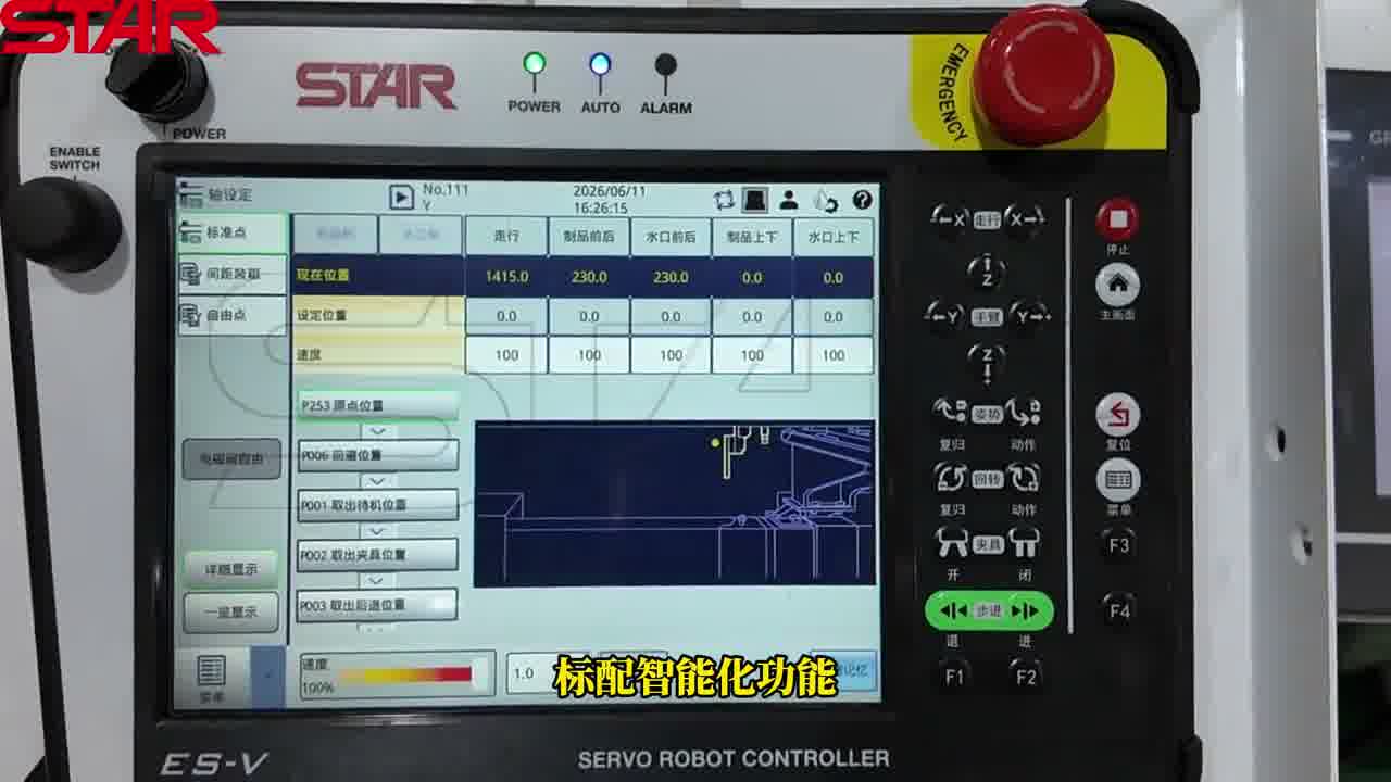 ES-V 操作盒标配智能化功能界面